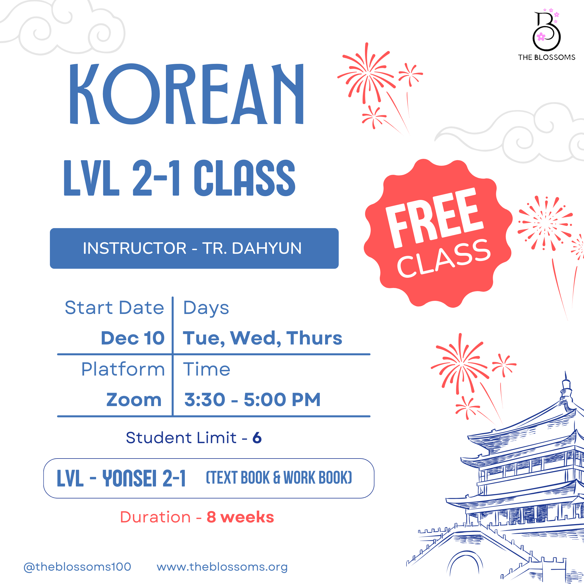 Free Korea Class