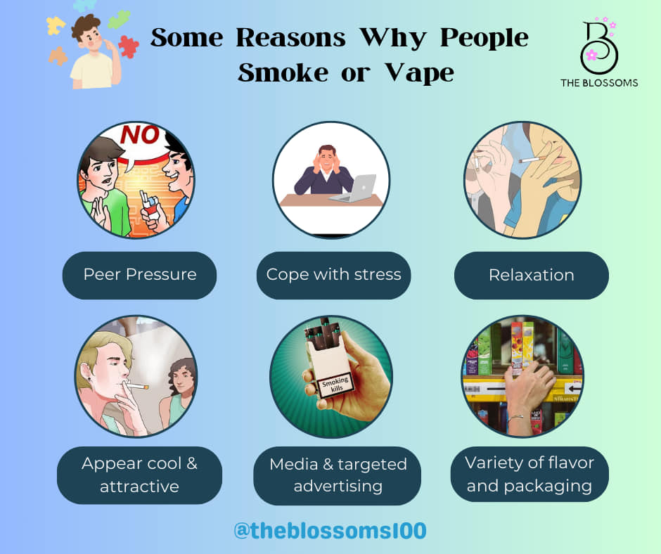 reasons for smoking or vaping